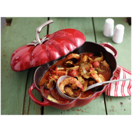 Gietijzeren Braadpan Tomaat 3 l. Staub