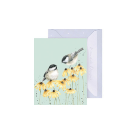 Kaartje 'Chickadees' - Wrendale Designs