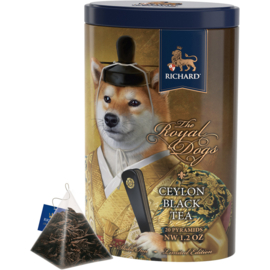 Blik Ceylon Black Theezakjes Shiba-Inu - Richard Royal Tea