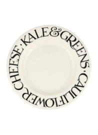 Dinerbord Veggies Black Toast Emma Bridgewater