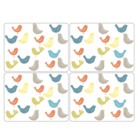 4 Placemats Scandic Birds (30,5 cm.) - Pimpernel Catherine Lansfield