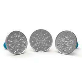 3 Snowflake Cookie Stamps - Nordic Ware
