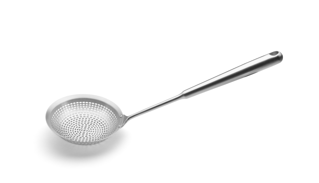 RVS Schuimspaan 14 cm. Weis