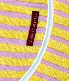 Handdoek Atarashii Toshi Stripe Pink - Atsuko Matano