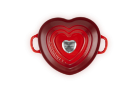 Gietijzeren Hart Pan Kersenrood - Le Creuset