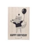 Houten Kaart Happy Birthday - Bloomingville