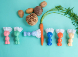 Groenteborstel Sweet Yellow Tweetie Koziol