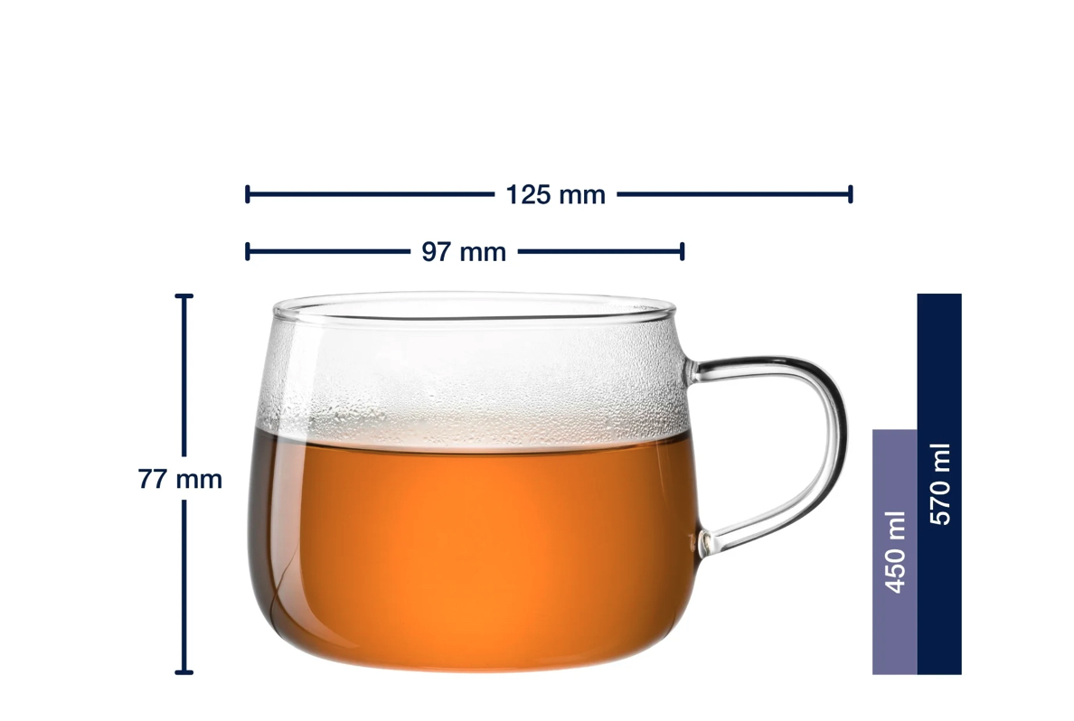 Theeglas Tè Per Te 450 ml. Leonardo