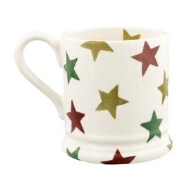 1/2 Pt Mug - Emma Bridgewater Red, Green & Gold Stars