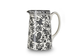 Medium Tankard Kan Black Regal Peacock - Burleigh