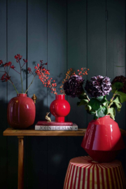 Metalen Vaas Rood 24 cm. Pip Studio