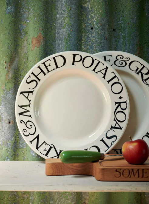 Dinerbord Roast Chicken Black Toast Emma Bridgewater