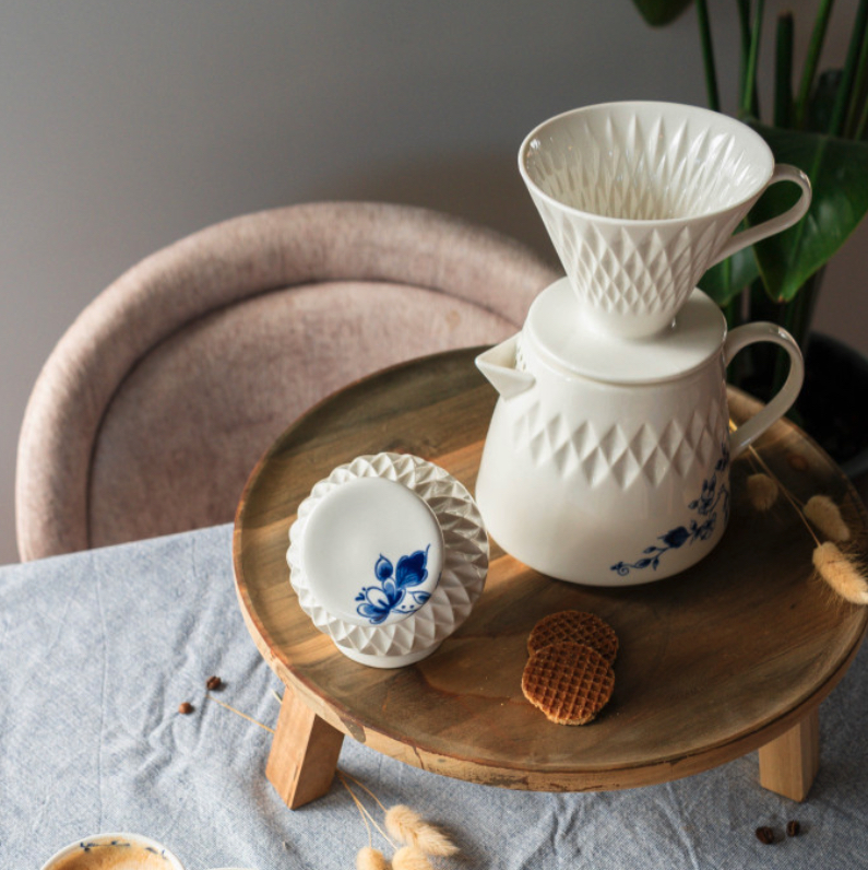 Koffiepot Vouw Heinen Delfts Blauw