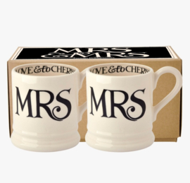 1/2 Pt Mokken 'Mrs & Mrs Black Toast'- Emma Bridgewater