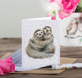 Kaartje Little Card Big Hug Wrendale Designs