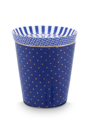 Beker & Theetip Royal Dots Blue - Pip Studio