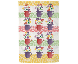 Theedoek Wallflower Jugs on a Shelf - Emma Bridgewater