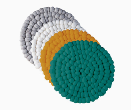 Onderzetter Gebroken Wit Vilt