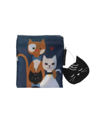 Opvouwbare Tas Cat Family Pluto Design