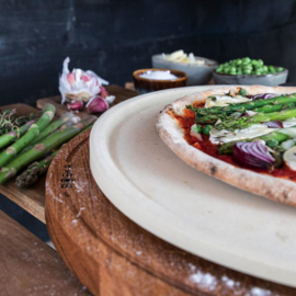 Pizzasteen 29 cm. Boska