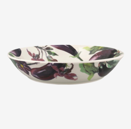 Pastabord Medium Aubergine & Flowers - Emma Bridgewater