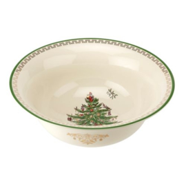 Grote Schaal (32,5 cm.) - Spode Christmas Tree Gold