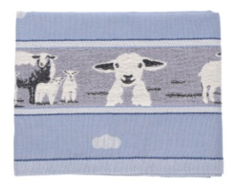 Theedoek Schapen Grey-Blue Bunzlau Castle