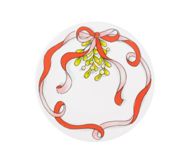 Gebaksbord Kerst Ribbon Blond Amsterdam