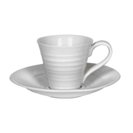 2 Espressokop & Schotels Grey - Sophie Conran for Portmeirion