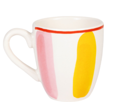 Mini Mok Pink Yellow Even Bijkletsen Blond Amsterdam