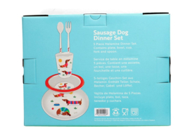 Serviesset Sunny Sausage Dog Rex London