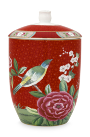 Voorraadpot Blushing Birds Red - Pip Studio