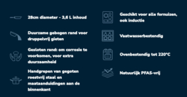 Wok met Deksel KitchenAid