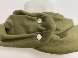 Nyt olivengrønt tørklæde
