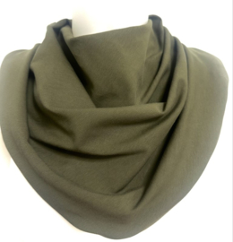 Armygrønt tørklæde
