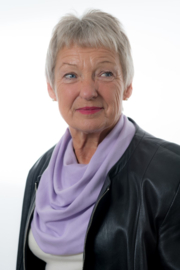 Lys lavendelfarvet tørklæde