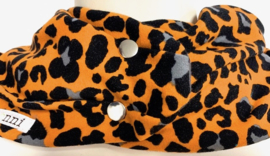Orange panter tørklæde