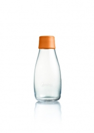 Retap waterfles 300ml met oranje dop