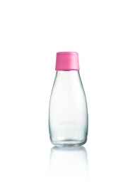 Retap waterfles 300ml met roze dop