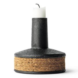 QDO Coaster Light – 6 kurken onderzetters met kandelaar