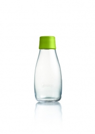 Retap waterfles 300ml met mos groene dop