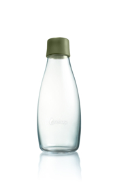 Retap waterfles 500ml met leger groene dop