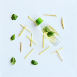 Retap waterfles 500ml met mos groene dop
