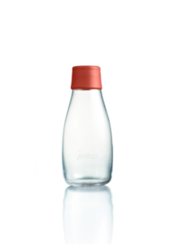 Retap waterfles 300ml met woestijn rode dop