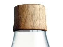 Retap waterfles 300ml met walnoten houten dop