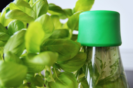 Retap waterfles 800ml met donker groene dop