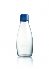 Retap waterfles 500ml met donker blauwe dop