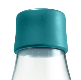 Retap waterfles 300ml met peutroleum groene dop