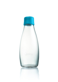 Retap waterfles 500ml met licht blauwe dop