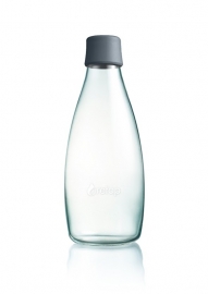 Retap waterfles 800ml met grijze dop